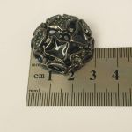 Пуговица Шубная/Пальтовая д-3см Т.Никель