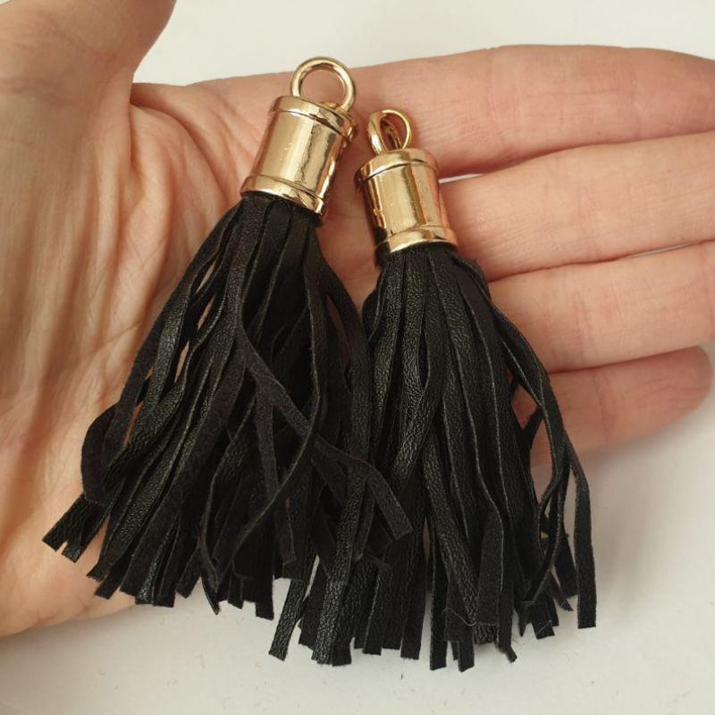 Пуллер для бігунка Пензлик шкіра 9 см Пуллер для бігунка Пензлик шкіра 9 см