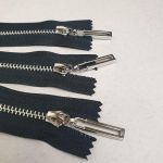 Блискавка металева №3 15 см Чорний - Срібло Блискавка металева №3 15 см Чорний - Срібло