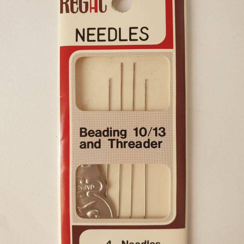 Иглы Regal №300BD для бисера Beading 10/13 and Threader