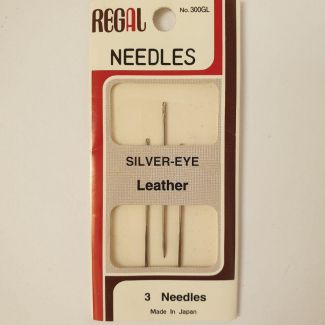 Иглы Regal для ручного шитья для кожи №300GL  Silver Eye