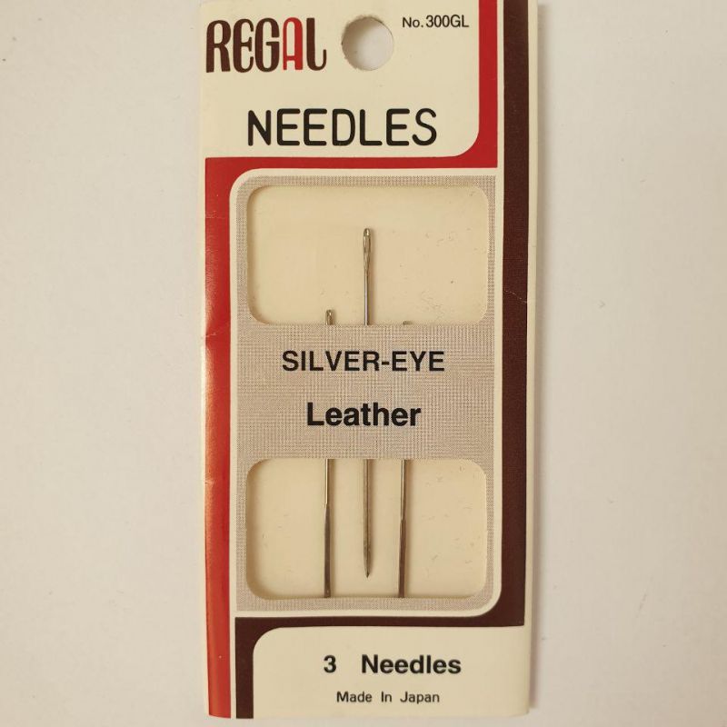 Иглы Regal для ручного шитья для кожи №300GL  Silver Eye