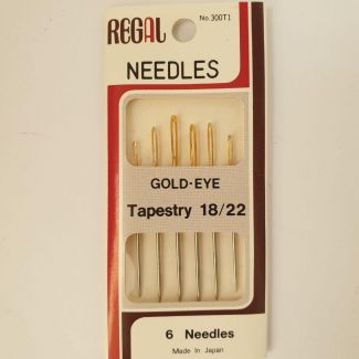 Иглы Regal для вышивания гобеленовые №300T1 18/22