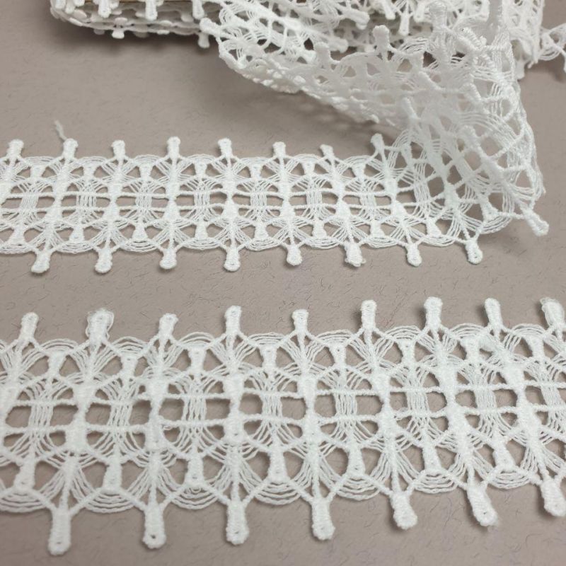 Мереживо макраме 4.5 см 0156_02 Білий Мереживо макраме 4.5 см 0156_02 Білий