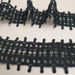 Мереживо макраме 4.5 см 0156_01 Чорний Мереживо макраме 4.5 см 0156_01 Чорний