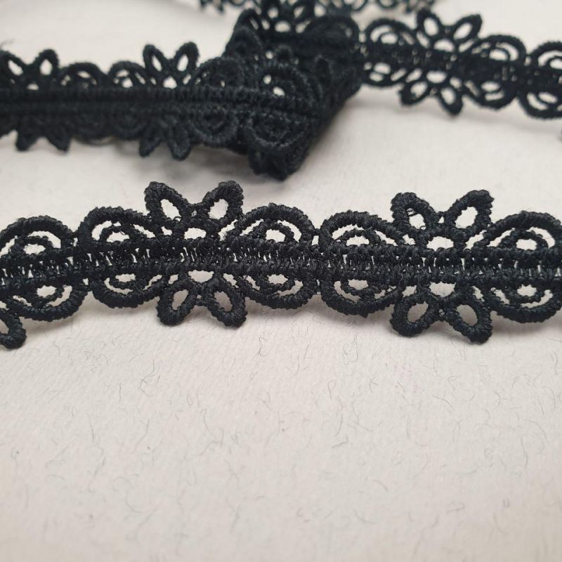 Мереживо макраме 1.5 см 0152_01 Чорний