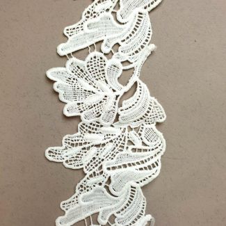 Мереживо макраме "Дубок" 8 см 16451_02 Білий