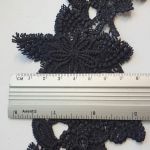 Мереживо макраме "Квітка" 9 см 15578_01 Чорний Мереживо макраме "Квітка" 9 см 15578_01 Чорний