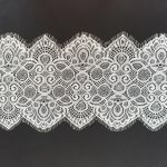 Мереживо французьке 20 см 7354-2_02 Білий Мереживо французьке 20 см 7354-2_02 Білий