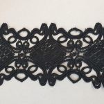 Мереживо макраме 13 см Е152_01 Чорний