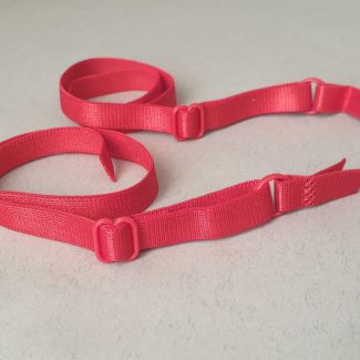 Бретели бельевые эластичные. Красный