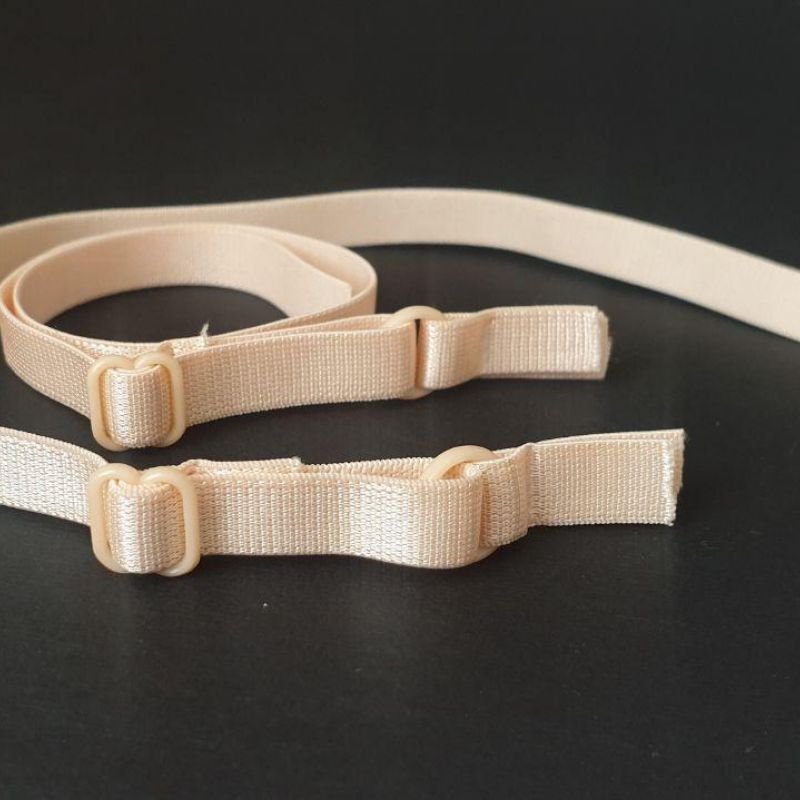 Бретели бельевые эластичные. Пудра