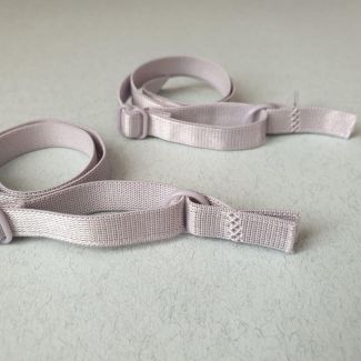 Бретели бельевые эластичные. Светло-серый