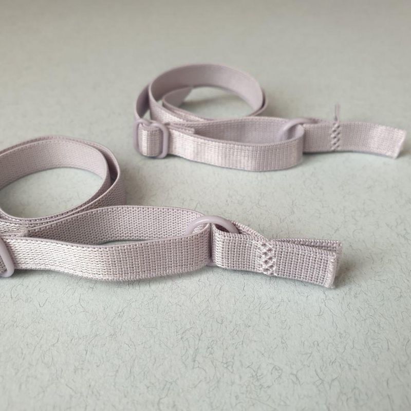 Бретели бельевые эластичные. Светло-серый