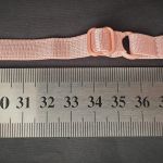 Бретели бельевые эластичные. Персик
