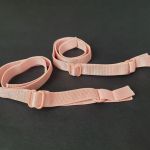 Бретели бельевые эластичные. Персик