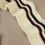 Манжет (дов'яз) трикотажний 7.5*75 см (3201) Білий