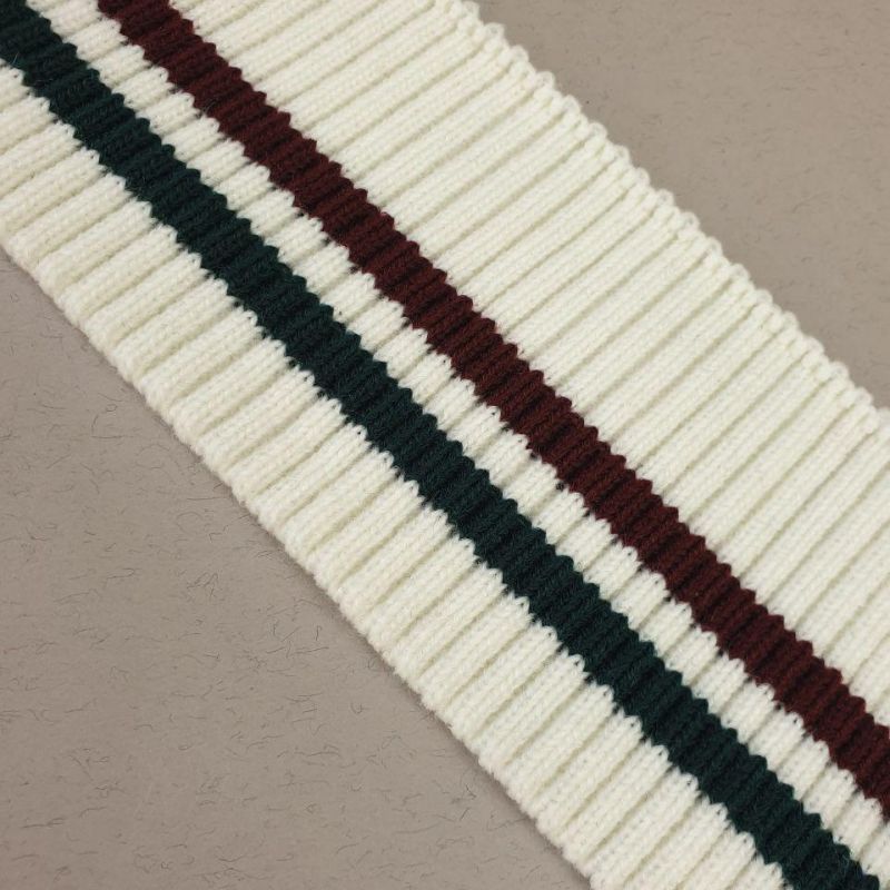 Манжет (дов'яз) трикотажний 7.5*75 см (3201) Білий