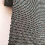 Манжет (дов'яз) трикотажний 10*75 см (3204) Чорний/Зелений