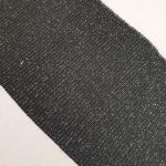 Манжет (дов'яз) трикотажний 11*80 см (3213) Чорний/Срібло