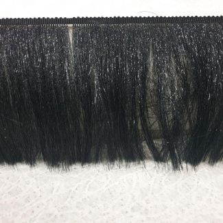 Бахрома з люрексовою ниткою 15 см МН45 Чорний