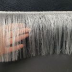 Бахрома з люрексовою ниткою 15 см МН01 Білий