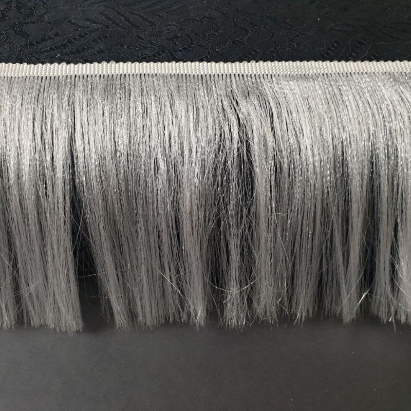 Бахрома з люрексовою ниткою 15 см МН01 Білий