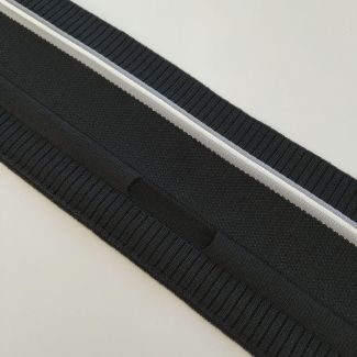Пояс трикотажний (дов'яз) 2101_01 Чорний