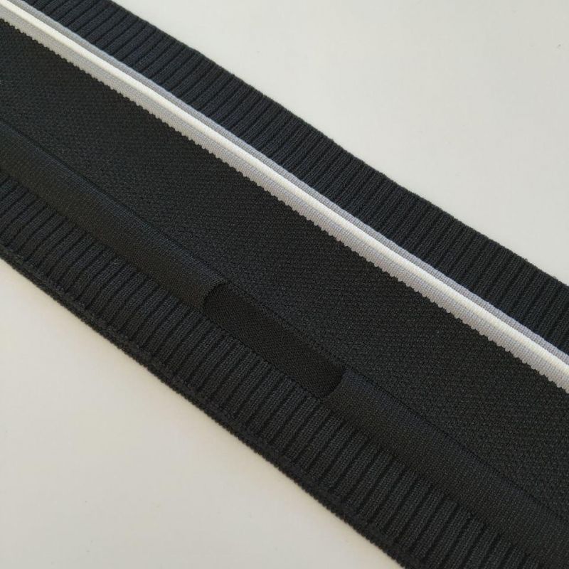 Пояс трикотажний (дов'яз) 2101_01 Чорний