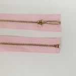 Блискавка металева №3 70 см (133) Світло-рожевий