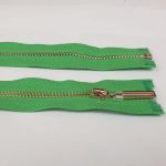 Блискавка металева №3 70 см (238) Темно-салатовий