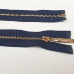 Блискавка металева №3 70 см (330) Темно-синій