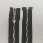 Блискавка металева №3 70 см Чорний - Золото Блискавка металева №3 70 см Чорний - Золото