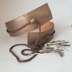 Пояс широкий Бронзовий