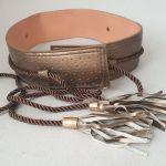 Пояс широкий Бронзовий