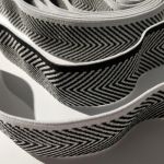 Резинка "Ялинка" 4 см (1076_01) Чорно-білий