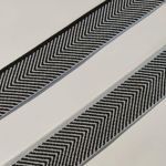 Резинка "Ялинка" 4 см (1076_01) Чорно-білий