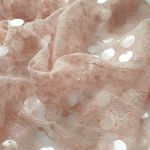 Мереживна тканина "Riddle" з великими, прозорими паєтками 06 Пудровий Мереживна тканина "Riddle" з великими, прозорими паєтками 06 Пудровий