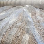 Мереживна стрейчева тканина 9927_02 Білий