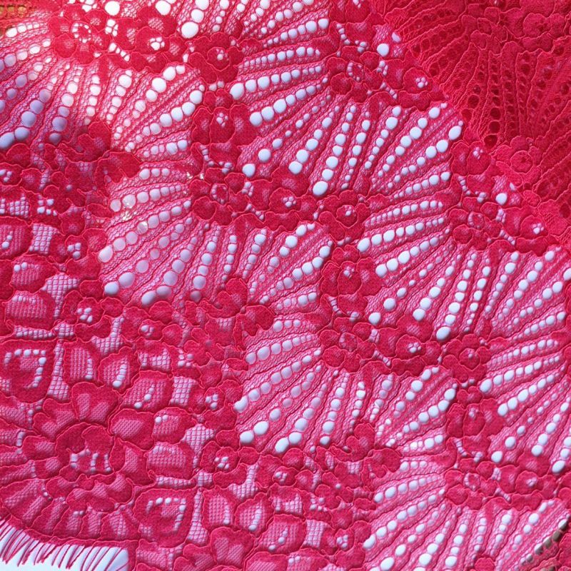 Мереживна тканина "Desire" з кордовою ниткою 3286_10 Червоний