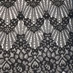 Мереживна тканина "Desire" з кордовою ниткою 3286_01 Чорний