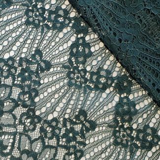 Мереживна тканина "Desire" з кордовою ниткою 3286_12 Смарагд