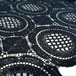 Макраме полотно "Frisette" 01 Чорний