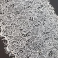 Мереживо французьке 30 см 6272_02 Білий Мереживо французьке 30 см 6272_02 Білий