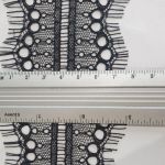 Мереживо французьке 8 см 78254_01 Чорний Мереживо французьке 8 см 78254_01 Чорний