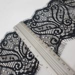 Мереживо французьке 12 см 6008_01 Чорний