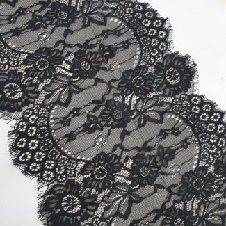 Мереживо французьке 25 см 9067_01 Чорний