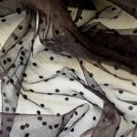 Сітка "Горох" з флоковим напиленням 02_01 Чорний