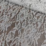 Мереживна тканина "IRMA" з кордовою ниткою (70054_02) Білий