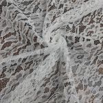 Мереживна тканина "IRMA" з кордовою ниткою 70054_02 Білий